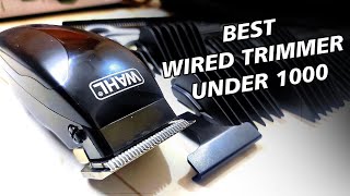 Best Trimmer Under 1000 🔥 Wired Trimmer  Professional Hair Trimmer  WAHL Corded Trimmer [upl. by Orimisac]