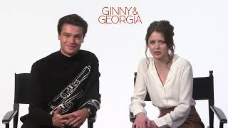 Felix Mallard and Sara Waisglass Talk “Ginny amp Georgia” Season Two [upl. by Terrab]