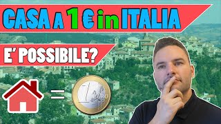 CASE a 1 EURO in Italia dove e come si possono acquistare [upl. by Ahsuas101]