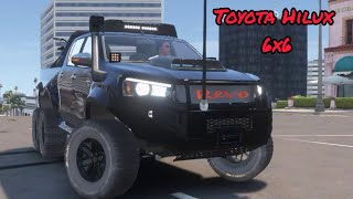 TOYOTA HILUX 6X6  GTA 5  READ WITH DESCRIPTION  MOD BY ONLY ME Ahadthegamer786 [upl. by Artemla380]