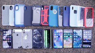 Most Durable iPhone X Cases Drop Test Top 12 [upl. by Puto]