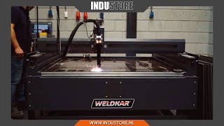 Industore CNC Plasma Snijtafel  Weldkar plasma tafel met Cebora plasmasnijder computergestuurd [upl. by Assiroc]