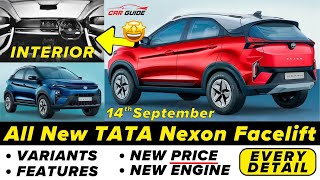 2023 TATA Nexon Facelift Launch Date Price New Features Variants  XUV300 Facelift Rival🔥 [upl. by Merla502]