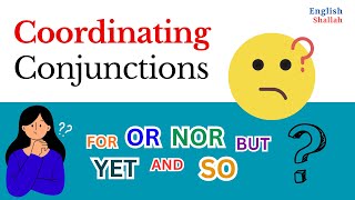 Coordinating Conjunctions in Hindi  The Parts of Speech  FANBOYS  Conjunctions  English Grammar [upl. by Namrej]