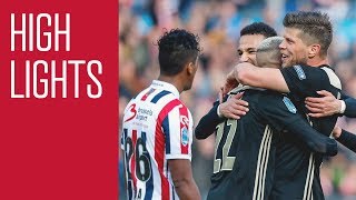 Highlights bekerfinale Willem II  Ajax [upl. by Karlow]