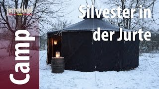 Wintercamp  Silvester in der Jurte  Jurtenland [upl. by Annuahs]