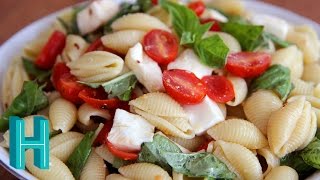 How to Make Caprese Pasta Salad  Hilah Cooking [upl. by Happy]