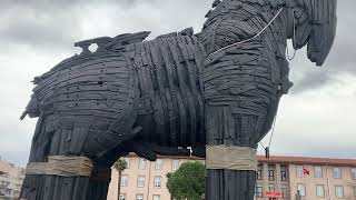 Trojan Horse Where Europe amp Asia Meet Walking the Earth Turkey [upl. by Anilegnave]