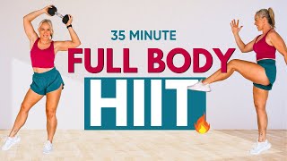 Torch Fat amp Feel Energized 35 MIN FULL BODY HIIT FOR WOMEN 40 [upl. by Ferdy]