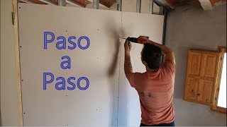 COMO CONSTRUIR UNA PARED DE PLADUR  para PRINCIPIANTES [upl. by Limoli]