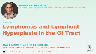 HEMEPATH Lymphomas and Lymphoid Hyperplasia in the GI Tract [upl. by Menis]