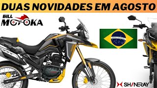 2 lançamentos SHINERAY em AGOSTO  SHI 250 chegando e mais uma moto super aguardada confira [upl. by Noissap489]