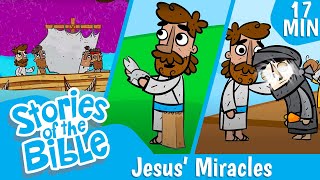 Jesus Calms the Storm  More of Jesus Miracles  Stories of the Bible [upl. by Ryley843]