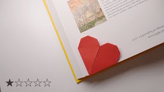 Origami Heart bookmark Chris [upl. by Malkin]