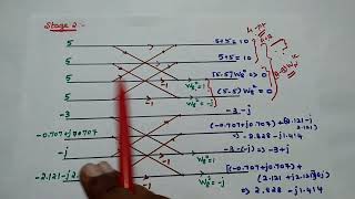 DSP  8point DFT using DIF  FFT method  Decimation in Frequency  DSP in Tamil [upl. by Hsatan]