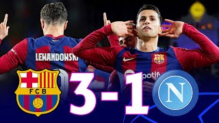 Barcelona vs Napoli 31 Champions League Round of 16 2nd Leg  MATCH REVIEW [upl. by Oliva]