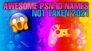 8 Awesome 5 letter psn id names not taken 2021 [upl. by Adoree259]