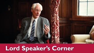 Lord Butler of Brockwell Lord Speaker’s Corner  House of Lords  Episode 22 [upl. by Ihsakat774]