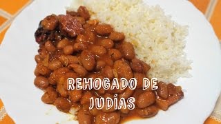 REHOGADO DE JUDÍAS  FRIJOLES CON MUCHO SABOR receta canaria [upl. by Oakley]