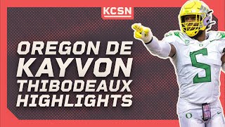 Oregon DE Kayvon Thibodeaux Highlights  2022 NFL Draft  KCSN Profiles [upl. by Airrotal]