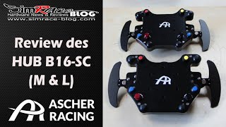 Review des HUB de volant B16SC LampM de Ascher Racing  SimraceBlog [upl. by Faus]