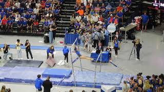 Morgan Hurd Uneven Bars Exhibition vs NC State Iowa State and LIU 2024 [upl. by Anael]