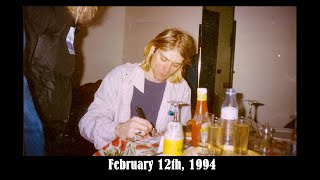 Kurt Cobain 1994 January to April picture timeline [upl. by Schnorr]