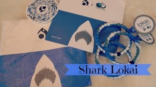 Shark Lokai Bracelet Unboxing  Shark Week Oceana Lokai [upl. by Gnni]