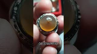 saga merah combong serambut batuakik gemstone [upl. by Ardnuaek]