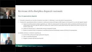 Aggiornamenti sulla Riforma della Disciplina Doganale Nazionale Approvazione del Testo Prelimin [upl. by Attenna809]