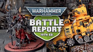 Orks vs NEW Rules Adeptus Mechanicus Warhammer 40k Battle Report [upl. by Mraz]