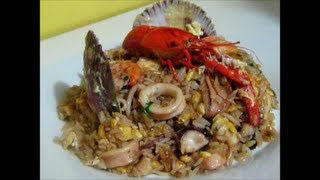 Arroz chaufa de mariscos [upl. by Pease]