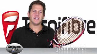 Tecnifibre TFight 280 2012 Tennis Racket Review from Stringers World [upl. by Yrehc598]