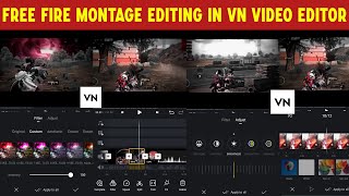 How To Edit Gaming Videos In Vn Video Editor  Free Fire Montage Editing In Vn App  Vn Editor App [upl. by Lillywhite563]