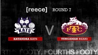 RD7 Katandra vs Tungamah  Fourths Footy reece [upl. by Anawd]