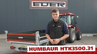 Humbaur HTK350031  Vorstellungsvideo  EDER Anhängercenter [upl. by Burkitt]