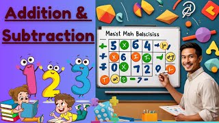 Addition amp Subtraction Basics for Kids  Easy Math Lesson  Learn Addition and Subtraction [upl. by Rankin147]