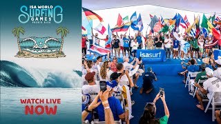 WEBCAST  Opening Ceremony  2024 ISA World Surfing Games [upl. by Ogram]