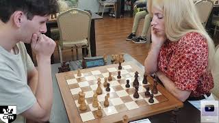 R Gizatullin vs A Postnikova Chess Fight Night CFN Blitz [upl. by Ellery116]