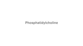 How to Pronounce quotPhosphatidylcholinequot [upl. by Aneev860]