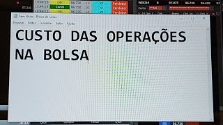 Custo Operacional Mini Indice Taxas BMF e Corretora [upl. by Htide603]