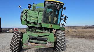 1980 John Deere Sidehill 6620 Combine  Selling on BigIron Auctions  Mar 6 2024 [upl. by Avuha713]