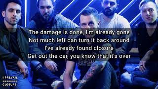 I Prevail  Closure  Karaoke Instrumental [upl. by Atahs]