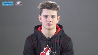 World Juniors Meet Team Canada Cole Perfetti [upl. by Ayahsey286]