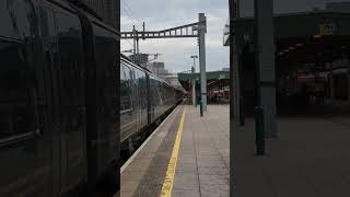 GWR Double 158 departs Cardiff Central with MEGA ilkley moor baht at [upl. by Teodoro]