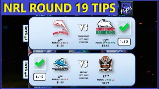 NRL Round 19 Tips and Predictions 2024 [upl. by Sheepshanks]