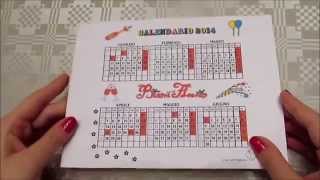 Come fare un calendario fai da te  Tutorial [upl. by Lednyc]