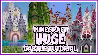 How to Build Huge Minecraft Castles [upl. by Hurlbut]