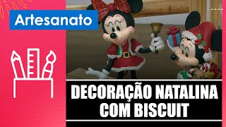 Aprenda a fazer bolas natalinas com biscuit com a artesã Van Sousa– 111124 [upl. by Secunda]