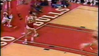 Michael Jordan 61 pts VS Hawks in 1987 [upl. by Aicileb]